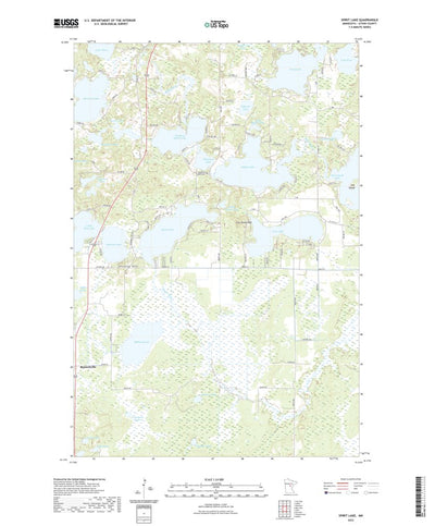 United States Geological Survey Spirit Lake, MN (2022, 24000-Scale) digital map