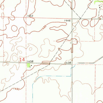 United States Geological Survey Spirit Lake SE, IA (1970, 24000-Scale) digital map