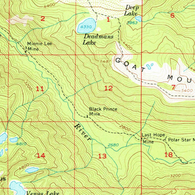 United States Geological Survey Spirit Lake, WA (1957, 62500-Scale) digital map