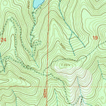 United States Geological Survey Spirit Lake West, ID (1996, 24000-Scale) digital map