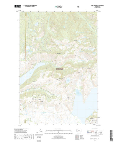 United States Geological Survey Spirit Lake West, WA (2020, 24000-Scale) digital map