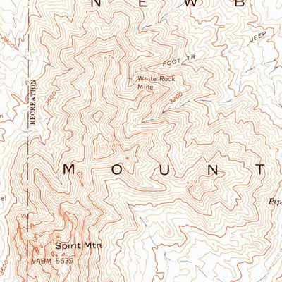 United States Geological Survey Spirit Mountain, NV-AZ (1959, 62500-Scale) digital map