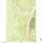 United States Geological Survey Spirit, WA (1992, 24000-Scale) digital map