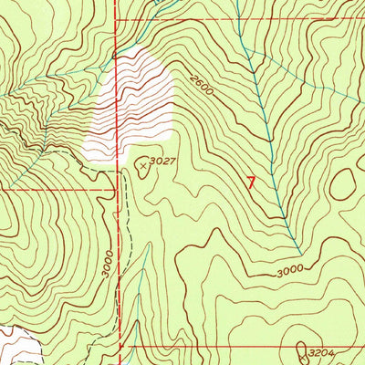 United States Geological Survey Spirit, WA (1992, 24000-Scale) digital map