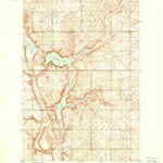 United States Geological Survey Spiritwood Lake, ND (1951, 24000-Scale) digital map