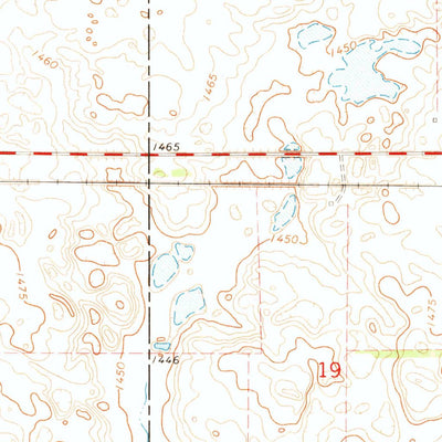 United States Geological Survey Spiritwood, ND (1970, 24000-Scale) digital map