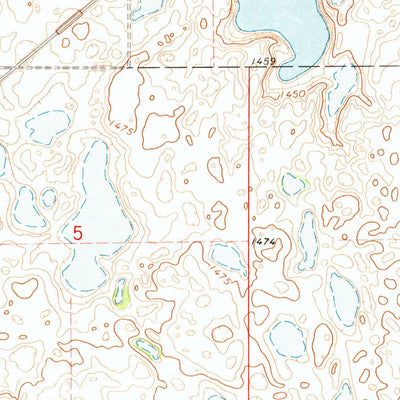 United States Geological Survey Spiritwood, ND (1970, 24000-Scale) digital map
