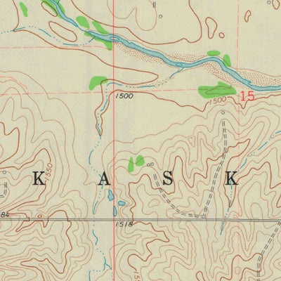 United States Geological Survey Spivey, KS (1973, 24000-Scale) digital map