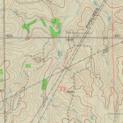 United States Geological Survey Spivey, KS (1973, 24000-Scale) digital map