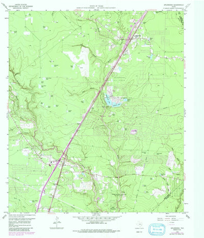 United States Geological Survey Splendora, TX (1959, 24000-Scale) digital map