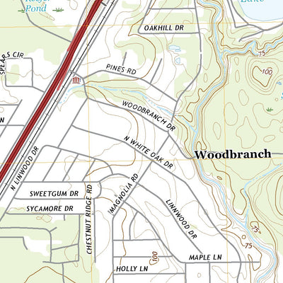 United States Geological Survey Splendora, TX (2022, 24000-Scale) digital map