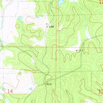 United States Geological Survey Splinter, MS (1980, 24000-Scale) digital map