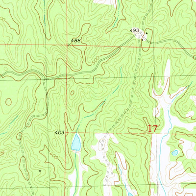 United States Geological Survey Splinter, MS (1980, 24000-Scale) digital map