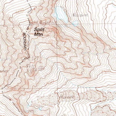 United States Geological Survey Split Mountain, CA (1984, 24000-Scale) digital map