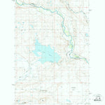 United States Geological Survey Split Rock Junction, MT (1986, 24000-Scale) digital map