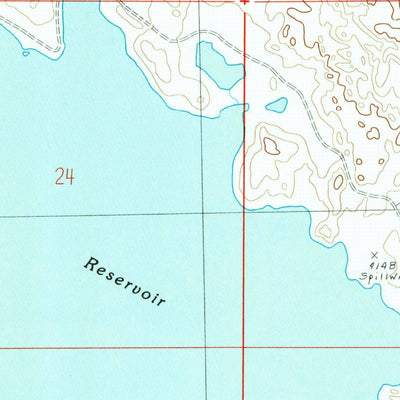 United States Geological Survey Split Rock Junction, MT (1986, 24000-Scale) digital map