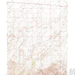 United States Geological Survey Split Rock NW, WY (1951, 24000-Scale) digital map