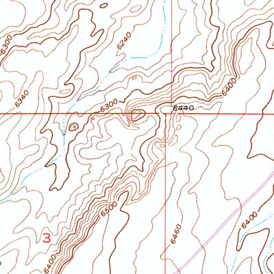 United States Geological Survey Split Rock, WY (1951, 24000-Scale) digital map