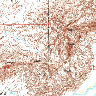 United States Geological Survey Split Rock, WY (1951, 24000-Scale) digital map