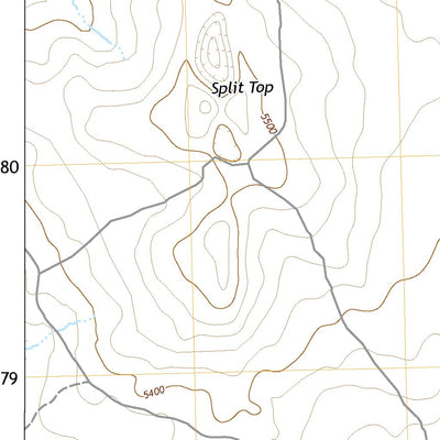 United States Geological Survey Split Top, ID (2020, 24000-Scale) digital map