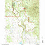 United States Geological Survey Spodue Mountain, OR (1998, 24000-Scale) digital map