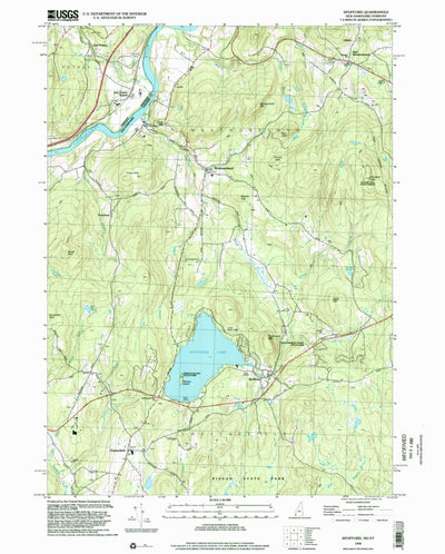 United States Geological Survey Spofford, NH-VT (1998, 24000-Scale) digital map
