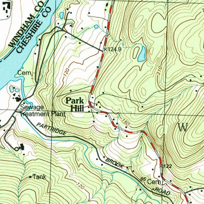 United States Geological Survey Spofford, NH-VT (1998, 24000-Scale) digital map