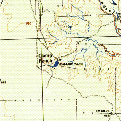 United States Geological Survey Spofford, TX (1944, 62500-Scale) digital map