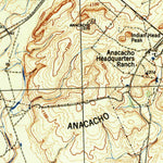 United States Geological Survey Spofford, TX (1944, 62500-Scale) digital map