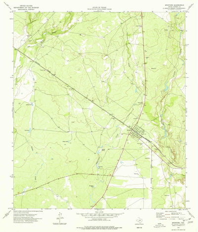United States Geological Survey Spofford, TX (1974, 24000-Scale) digital map