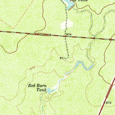 United States Geological Survey Spofford, TX (1974, 24000-Scale) digital map