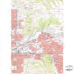 United States Geological Survey Spokane NE, WA (1973, 24000-Scale) digital map