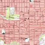 United States Geological Survey Spokane NE, WA (1973, 24000-Scale) digital map