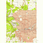 United States Geological Survey Spokane NW, WA (1950, 24000-Scale) digital map