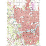 United States Geological Survey Spokane NW, WA (1974, 24000-Scale) digital map