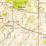 United States Geological Survey Spokane SE, WA (1950, 24000-Scale) digital map