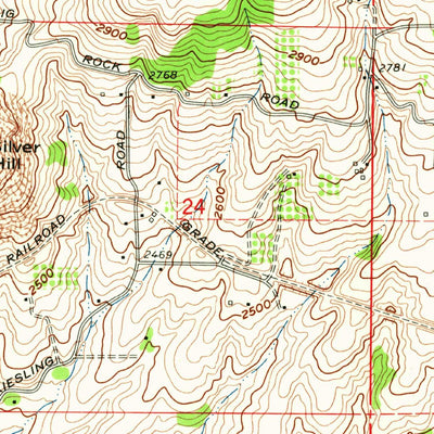 United States Geological Survey Spokane SE, WA (1963, 24000-Scale) digital map