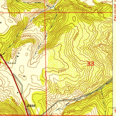 United States Geological Survey Spokane SW, WA (1950, 24000-Scale) digital map