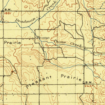 United States Geological Survey Spokane, WA-ID (1901, 125000-Scale) digital map