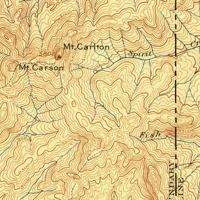 United States Geological Survey Spokane, WA-ID (1901, 125000-Scale) digital map