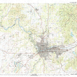 United States Geological Survey Spokane, WA-ID (1987, 100000-Scale) digital map
