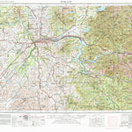 United States Geological Survey Spokane, WA-ID-MT (1955, 250000-Scale) digital map