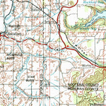 United States Geological Survey Spokane, WA-ID-MT (1955, 250000-Scale) digital map