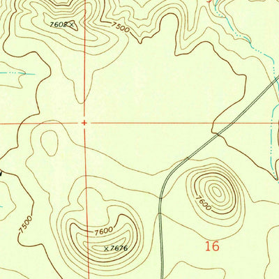 United States Geological Survey Sponseller Mountain, AZ (1976, 24000-Scale) digital map