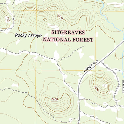 United States Geological Survey Sponseller Mountain, AZ (2021, 24000-Scale) digital map