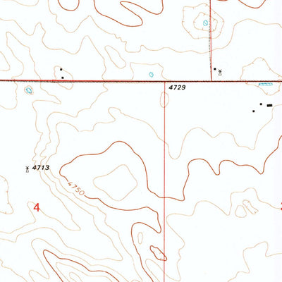 United States Geological Survey Spoon Butte NW, WY (1990, 24000-Scale) digital map