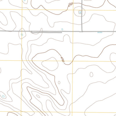 United States Geological Survey Spoon Butte NW, WY (2012, 24000-Scale) digital map