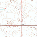 United States Geological Survey Spoon Butte SW, WY (1990, 24000-Scale) digital map
