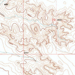 United States Geological Survey Spoon Butte SW, WY (1990, 24000-Scale) digital map