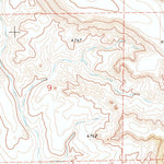 United States Geological Survey Spoon Butte, WY-NE (1974, 24000-Scale) digital map